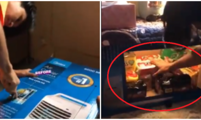 Watch These Creative Perak Students Transform Cardboard Box into Bed-Side Table & Pantry - WORLD OF BUZZ