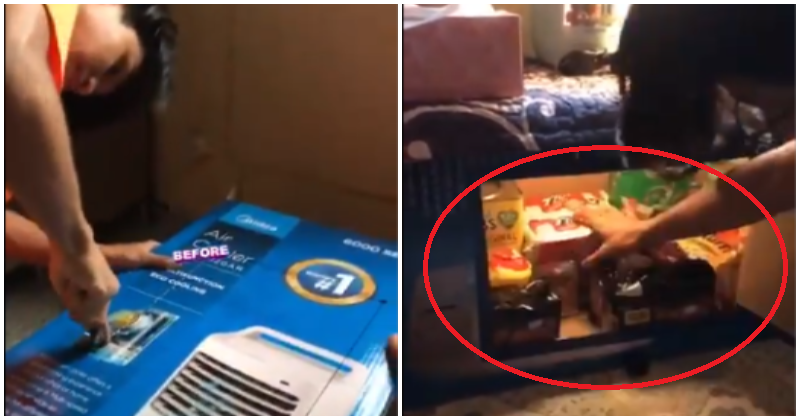 Watch These Creative Perak Students Transform Cardboard Box into Bed-Side Table & Pantry - WORLD OF BUZZ
