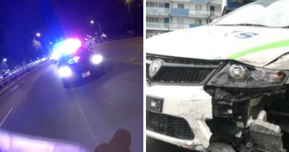 4 People Led PDRM on a Fast & Furious Chase for Over 20KM in Semenyih - WORLD OF BUZZ