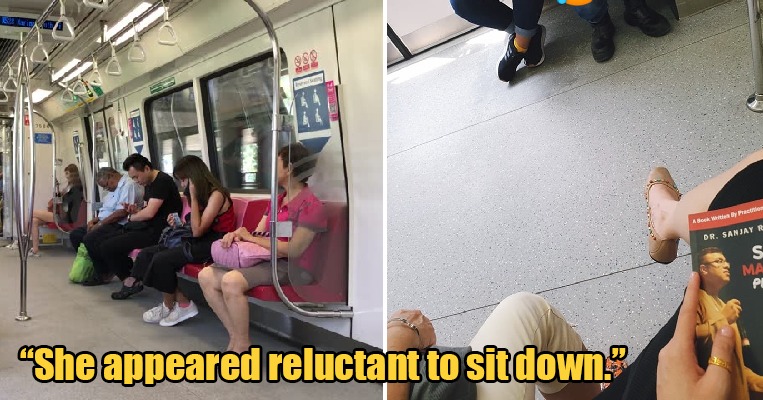 Foreign Worker Forced to Stand After Giving Up 2 Train Seats As Aunty Didn't Want to Sit Beside Him - WORLD OF BUZZ