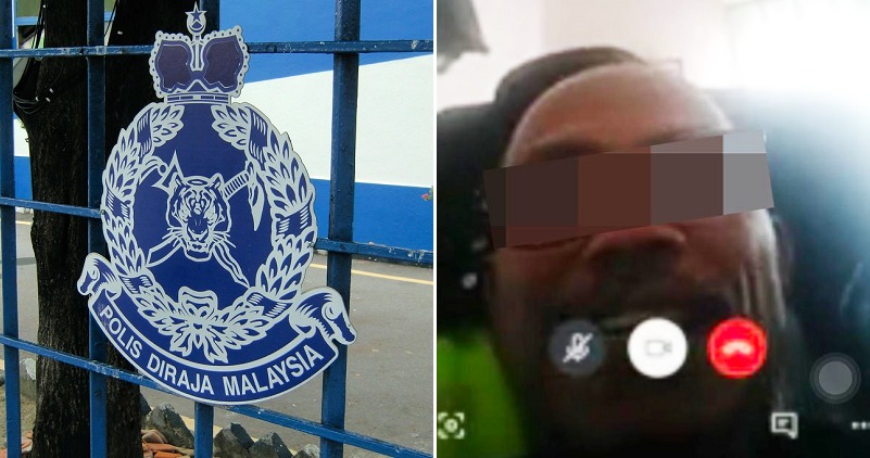 55yo PJ Cop Caught Showing His Privates & Masturbating With His GF Via Skype At The Balai - WORLD OF BUZZ