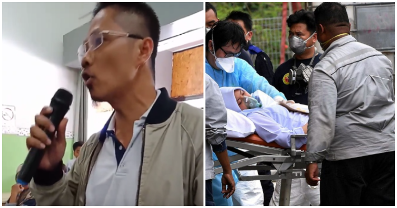 "I'll Take a Life For a Life!" Angry Father Yells After Pasir Gudang School Didn't Help His Daughter Effected By Chemical Pollution - WORLD OF BUZZ