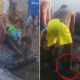 Bunch of Men Take Turns to Ride Endangered Turtle As It Struggles to Crawl Back to the Sea - WORLD OF BUZZ