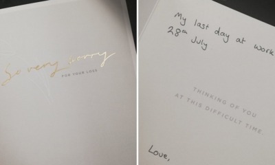 Man  Goes Viral For Giving Boss A Condolence Card As His Resignation - WORLD OF BUZZ 1