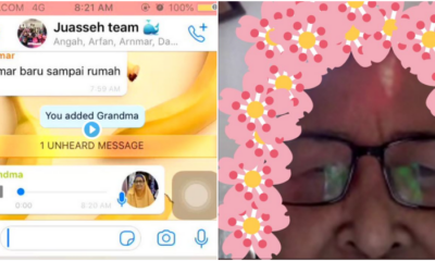 M'sian Grandma's Adorable Reaction to Using WhatsApp Voice Notes For the First Time Goes Viral - WORLD OF BUZZ