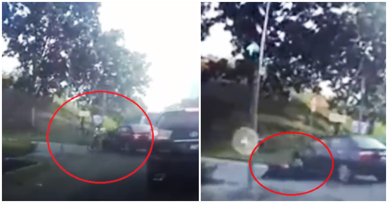 PDRM Are On The Hunt For The Black Vios Driver Who Drove Over a Motorcyclist - WORLD OF BUZZ