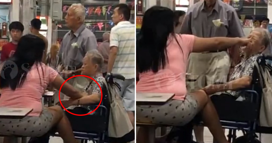 Woman Aggressively Pinches Breasts, Po & Shoves Finger in Old Lady's Mouth - WORLD OF BUZZ