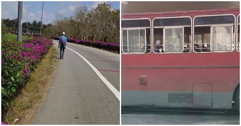 Samaritan Helps An Elderly Get To Taiping After Having Walked Along The Highway From Sungai Dua - WORLD OF BUZZ 7