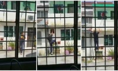 Underwear Stealing Pervert Gets Shock Of His Life When His Actions Are Recorded And Stopped By Resident - WORLD OF BUZZ