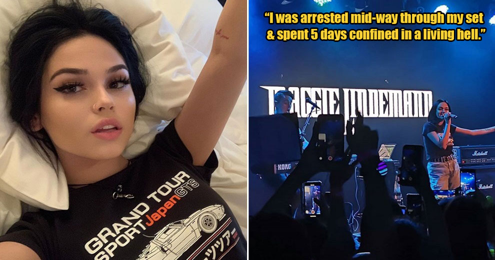 US Singer Reveals She Was Arrested Halfway Through Her Show in KL & Was in Jail For 5 Days - WORLD OF BUZZ