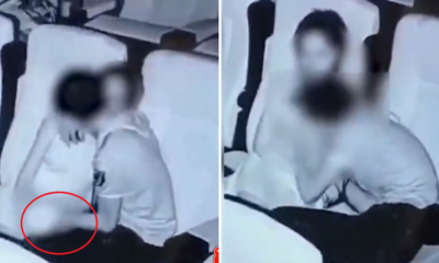 Watch: Couple In Cinema Kantoi After Touchy-Touchy CCTV Footage Goes Viral - WORLD OF BUZZ