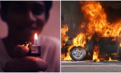 19 yo Sarawak Teen Sets Car and Family Members on Fire After Small Argument - WORLD OF BUZZ