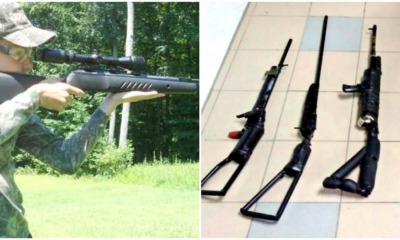 60yo Kuching Uncle DIY 3 Air Rifles Following Google Instructions, Gets Arrested - WORLD OF BUZZ