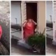 Angry Mak Cik Yells At Neighbour For "Fixing" Her Pipe, Neighbour Makes Funny Faces & Shakes Butt - WORLD OF BUZZ