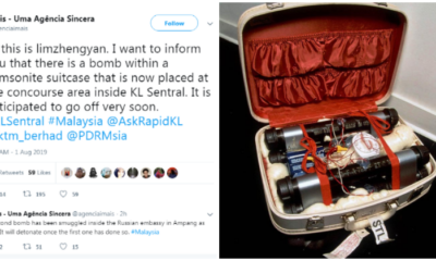 BEWARE: Bomb Threats Have Been Made, Locations Include KL Sentral & The Russian Embassy - WORLD OF BUZZ 1