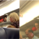 Cabin Crew Pulls A Prank On Passengers By Hiding Inside Overhead Luggage Bin - WORLD OF BUZZ 1