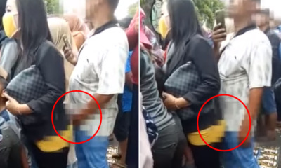[Video] Hamsap M'sian Man Pleasures Himself Behind Woman & Presses Crotch Against Her - WORLD OF BUZZ