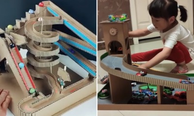 Father Makes Cool 3D Games Out Of Cardboard So His Daughter Won't Rely on Phones & Gadgets - WORLD OF BUZZ 3