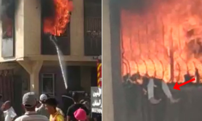 7yo Trapped at Window After Building Catches Fire From Phone Charger Explosion - WORLD OF BUZZ