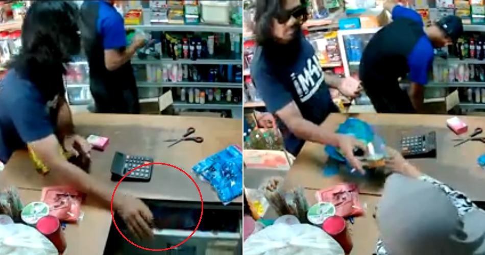 Watch: Man's Attempt To Steal From Convenience Store Fails Terribly As He Ended Up Buying A Tea Pack - WORLD OF BUZZ