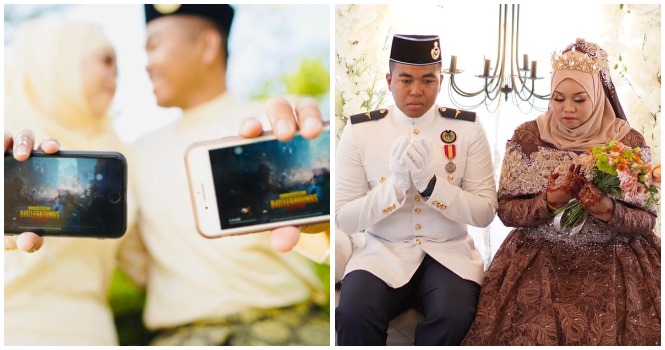Kedah Policewoman Meets Soldier Husband Through PUBG, Now They Are Happily Married - WORLD OF BUZZ