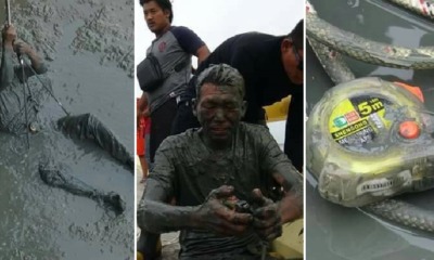 Man Jumps Down From Bridge to Save Tape Measure Wife Gave Him Before She Passed Away - WORLD OF BUZZ 6