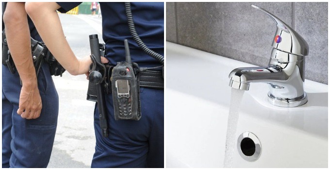 Man Stole Basin Tap Worth of RM516 From Police Station Thinking That It'd Look Good At His Home - WORLD OF BUZZ 1