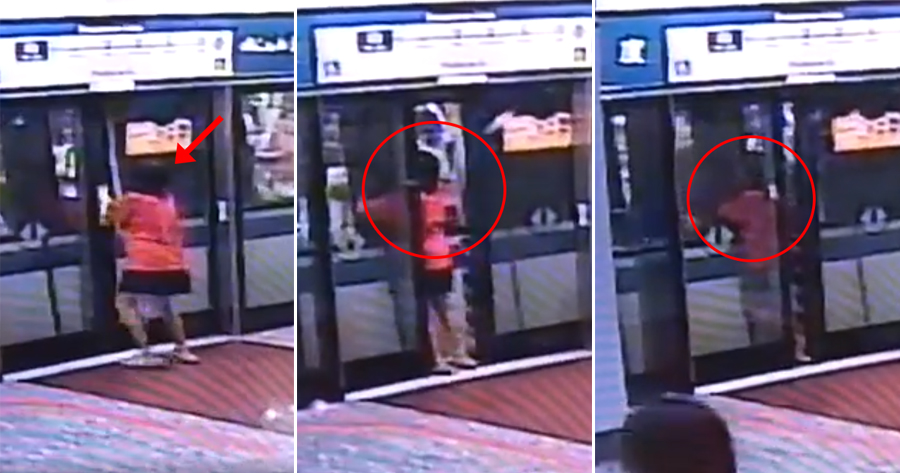 Watch: Aunty Die Die Wanna Get on Train With Friend That She Pulled Open MRT Doors, But Gets Stuck in Gap - WORLD OF BUZZ