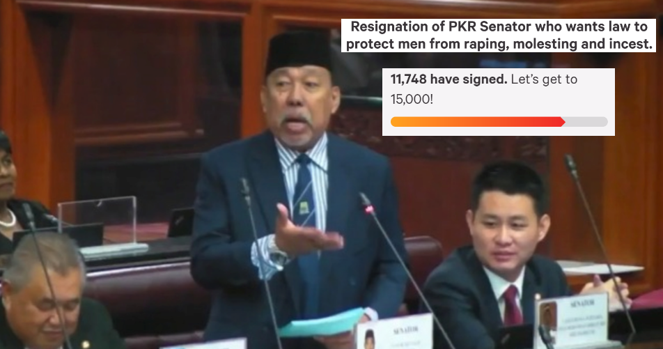 Nearly 15,000 People Have Demanded Sexist PKR Senator To Resign - WORLD OF BUZZ 1
