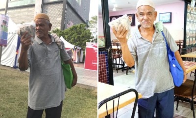 Old Malaysian Man Travels Over 100km To & Fro To Sell Salted Fish In Order to Support Sick Wife - WORLD OF BUZZ 4