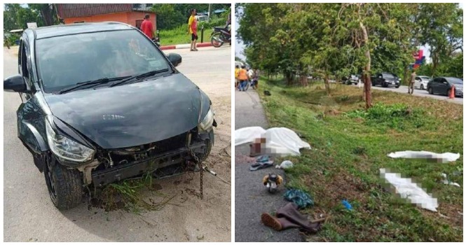 M'sian Woman Rams Myvi Into 6 Men Resting Near a Highway in Thailand, 5 Of Them Died - WORLD OF BUZZ