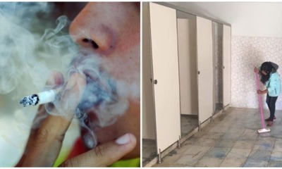 Smoking in a Non-Smoking Public Place? You Could Be Punished With Cleaning Public Toilets! - WORLD OF BUZZ