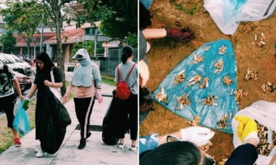 Volunteers Pick Up 17kg of Rubbish In Putrajaya in 1 Morning, 91% Are Cigarette Butts - WORLD OF BUZZ 6