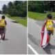 Watch: Little Boy's Failed Attempt To Run Away From Home, Gives The Grouchiest Face Ever - WORLD OF BUZZ