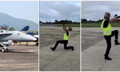 Watch: Malaysian Signalman Shows Off Airbending Skills In Hilarious Video - WORLD OF BUZZ