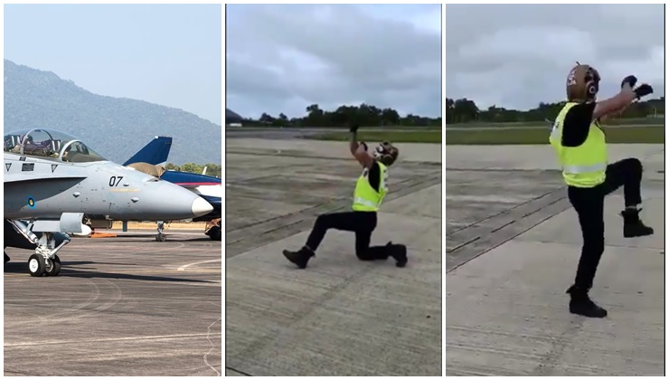 Watch: Malaysian Signalman Shows Off Airbending Skills In Hilarious Video - WORLD OF BUZZ