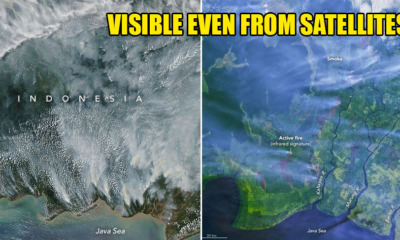 Haze Conditions Reaches Alarming Levels as It Can Even Be Seen From Outer Space! - WORLD OF BUZZ
