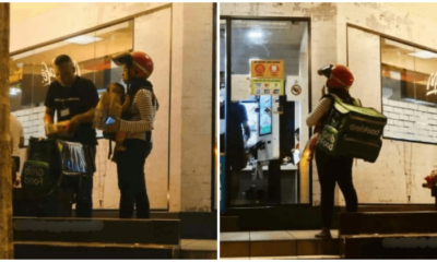 M'sian Mother Carries Out Food Deliveries With Her - WORLD OF BUZZ