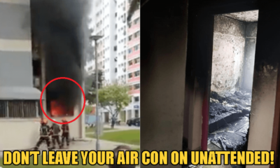 Beware! This 24yo Woman Left Her Aircon On In The Room And It Burned Down Her Entire Four Bedroom Apartment! - WORLD OF BUZZ