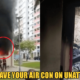 Beware! This 24yo Woman Left Her Aircon On In The Room And It Burned Down Her Entire Four Bedroom Apartment! - WORLD OF BUZZ