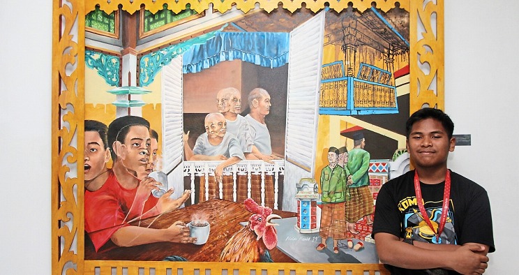 Meet Naim Hamid: The Teen That Sold His Artwork For RM6,000 - WORLD OF BUZZ 2