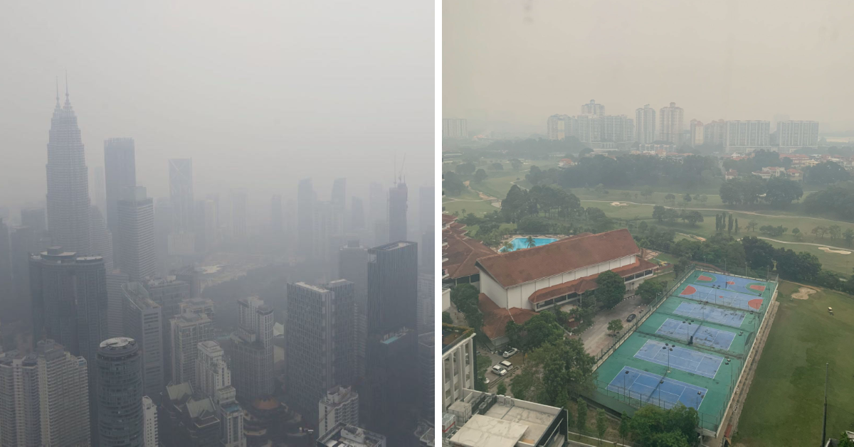 [Photos] The Haze Is So Bad in Malaysia That Even KL Tower & KLCC Are Barely Visible - WORLD OF BUZZ 4