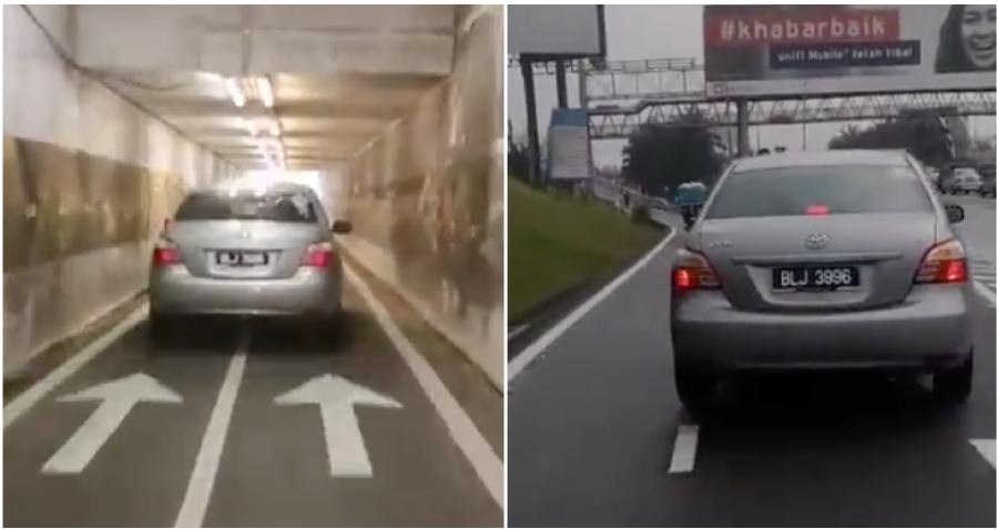 Reckless Driver Drives Car In The Motorcycle Lane Along Federal Highway - WORLD OF BUZZ 3