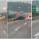 Watch: Drunk Driver on M'sian Highway Crashes Car Into Ditch After Driving Recklessly - WORLD OF BUZZ 2