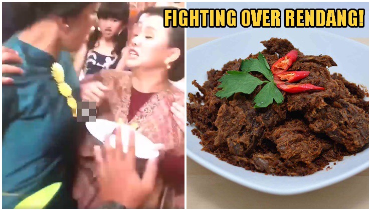 Watch: Two Women Start Getting Physical At Wedding Reception Fighting Over Rendang - WORLD OF BUZZ 2