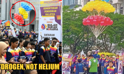 Balloons That Exploded at Putrajaya Filled With Hydrogen, NOT Helium, Police Confirm - WORLD OF BUZZ
