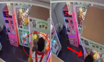 aunty claw machine damn power - WORLD OF BUZZ 1