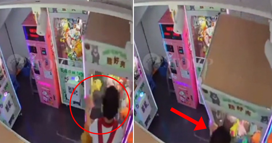 aunty claw machine damn power - WORLD OF BUZZ 1