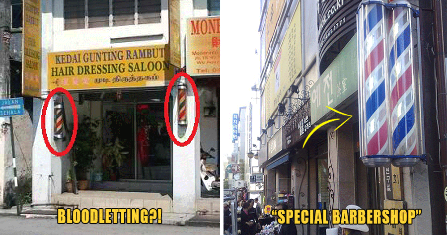 Ever Wondered Why Our Barbershops Have 'Barber Poles'? Here’s Its Shocking History - WORLD OF BUZZ