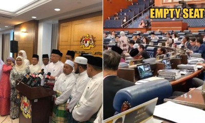 Watch: Umno & PAS MPs Abruptly Left Before The #Budget2020 Was Even Over - WORLD OF BUZZ